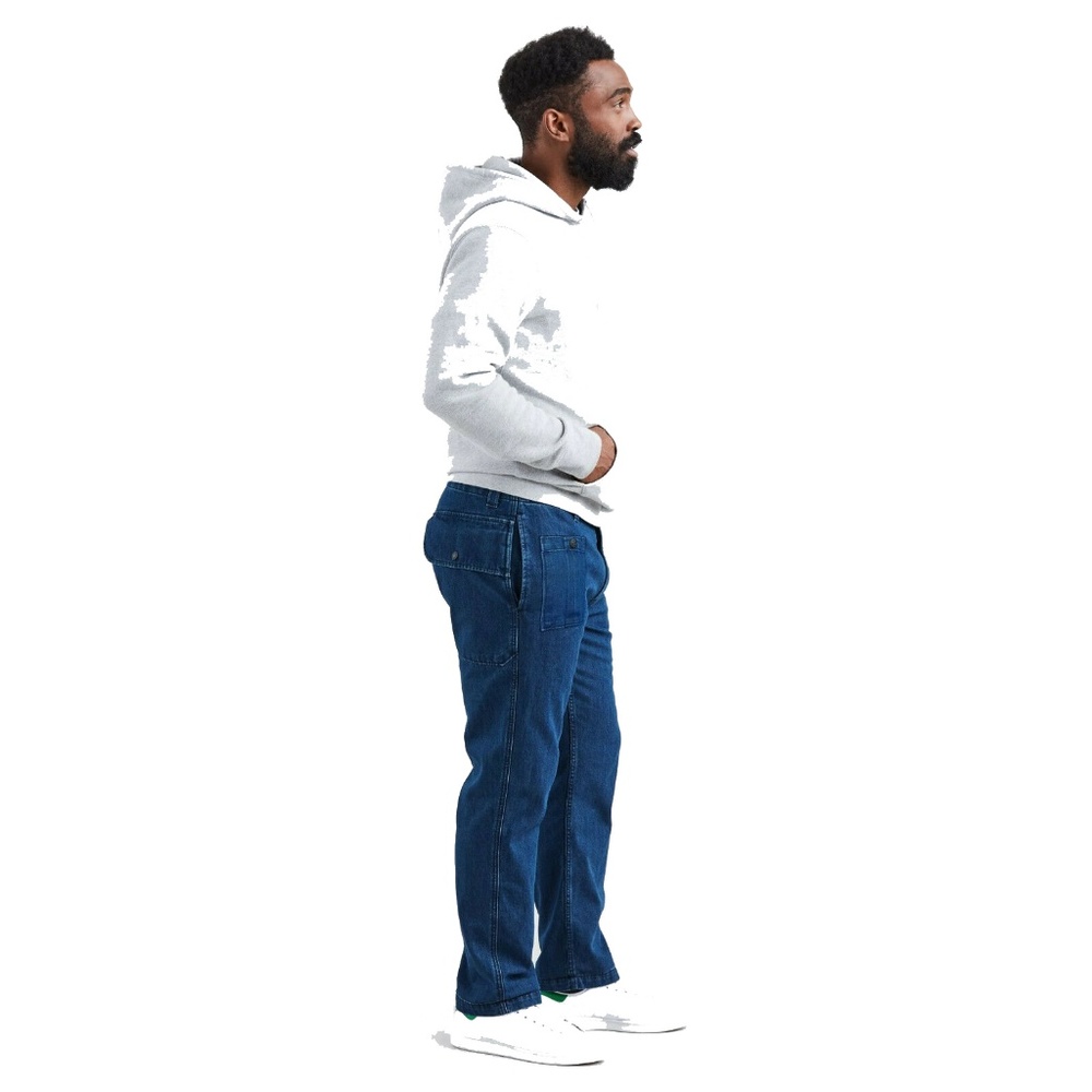 Levi's 541 Athletic Taper Tac Cargo Denim Pants Blue Utility Work Skate - Picture 3 of 6